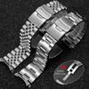 Luxusní pevný nerezový pásek 18mm 19mm 20mm 21mm 22mm 23mm 24mm 26/28/30mm Řemínek pro hodinky Seiko se zakřiveným uchycením Příslušenství