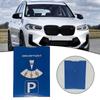 1ks Kartonový parkovací disk Pro auto Přátelský kartonový parkovací disk Pro auta Nákladní auta Díly Příslušenství Modrý