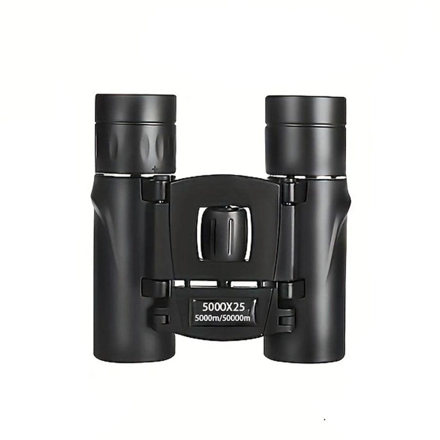5000x25 HD Zoom BAK4 Telescope Portable Powerful Folding Low Light Binoculars Long Range for Hunting Camping Hiking Outdoor
