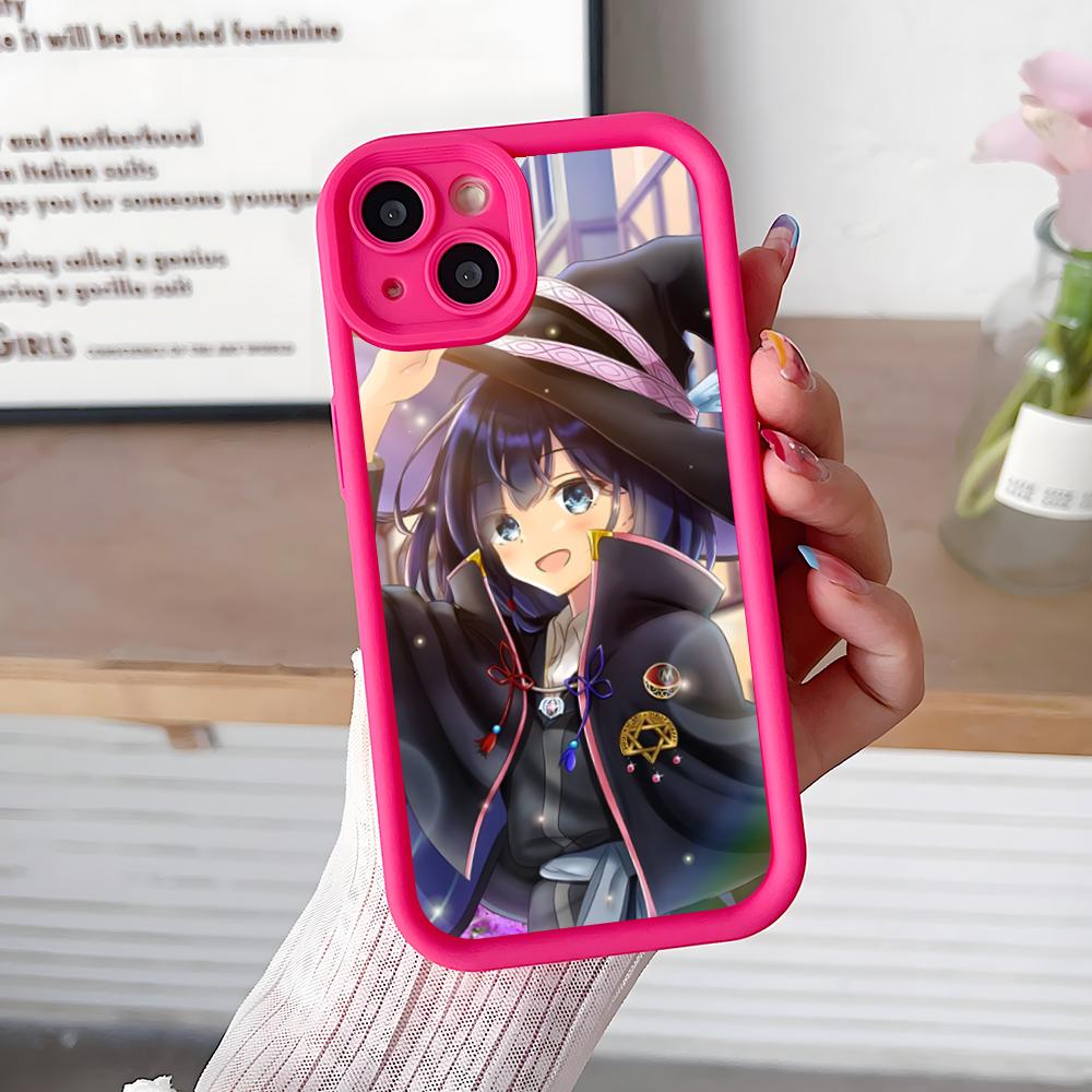 Wandering Witch Saya Phone Case for iPhone 17 16 15 14 13 12 11 Air Pro Max Plus Red Soft TPU Shockproof Cover