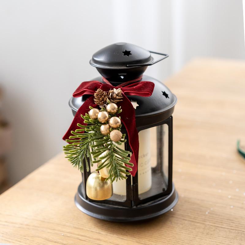 Christmas Jingle Bells Door Hanger Decor Butterfly Knot Pinecone Wreath Pendant Ornament Christmas Gift Home Decoration