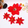 New Poinsettia Bouquet - Christmas Flannel Flower Decoration