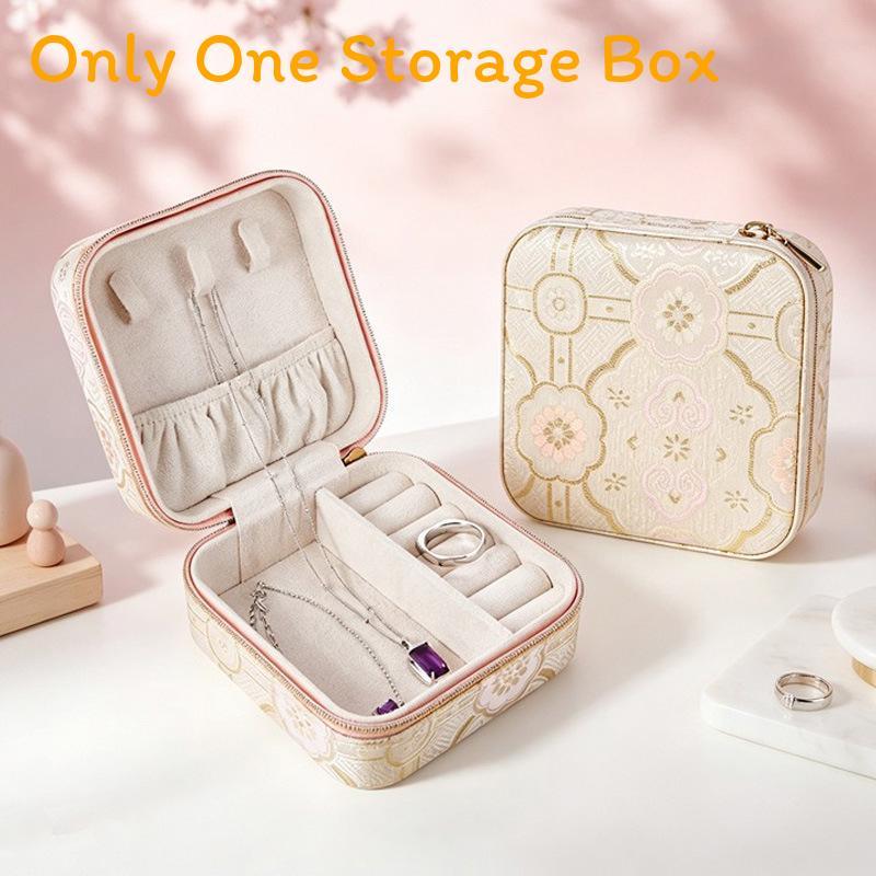 Style Jewelry Box With Leather Material For Gift Storage And Travel