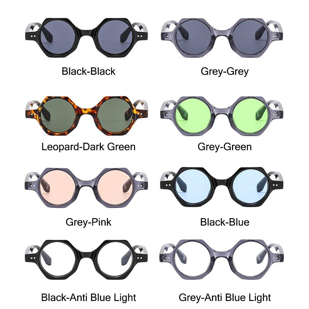 Fashion UV400 Protection Polygon Square Sunglasses Candy Color Cool Men's Sun Eyeglasses Hip Hop Driving Eyeglasses for Women And Men