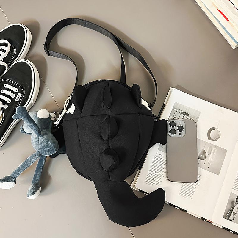 Men's Shark Shoulder Bag Women's Cartoon Commuter Crossbody Bag