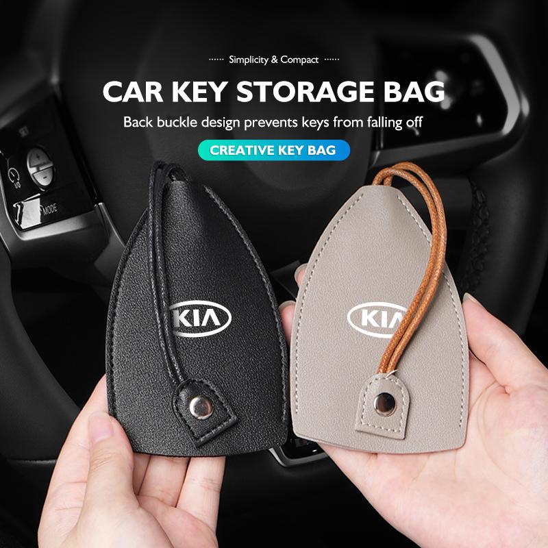 Multifunction Car Key Scratch Protective Case Keys Storage Holder Auto Accessories For KIA Cerato Proceed Venga Stonic Picanto