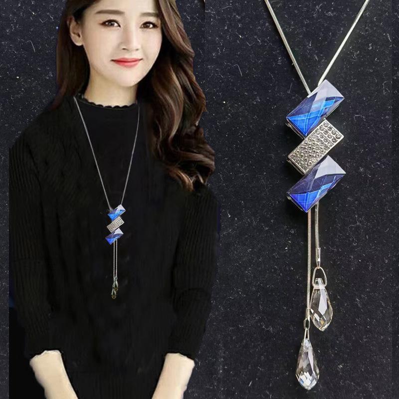 Elegante Quasten-Pulloverkette für Damen - Vielseitiges, hochwertiges europäisches und amerikanisches Design für Herbst/Winter-Mode