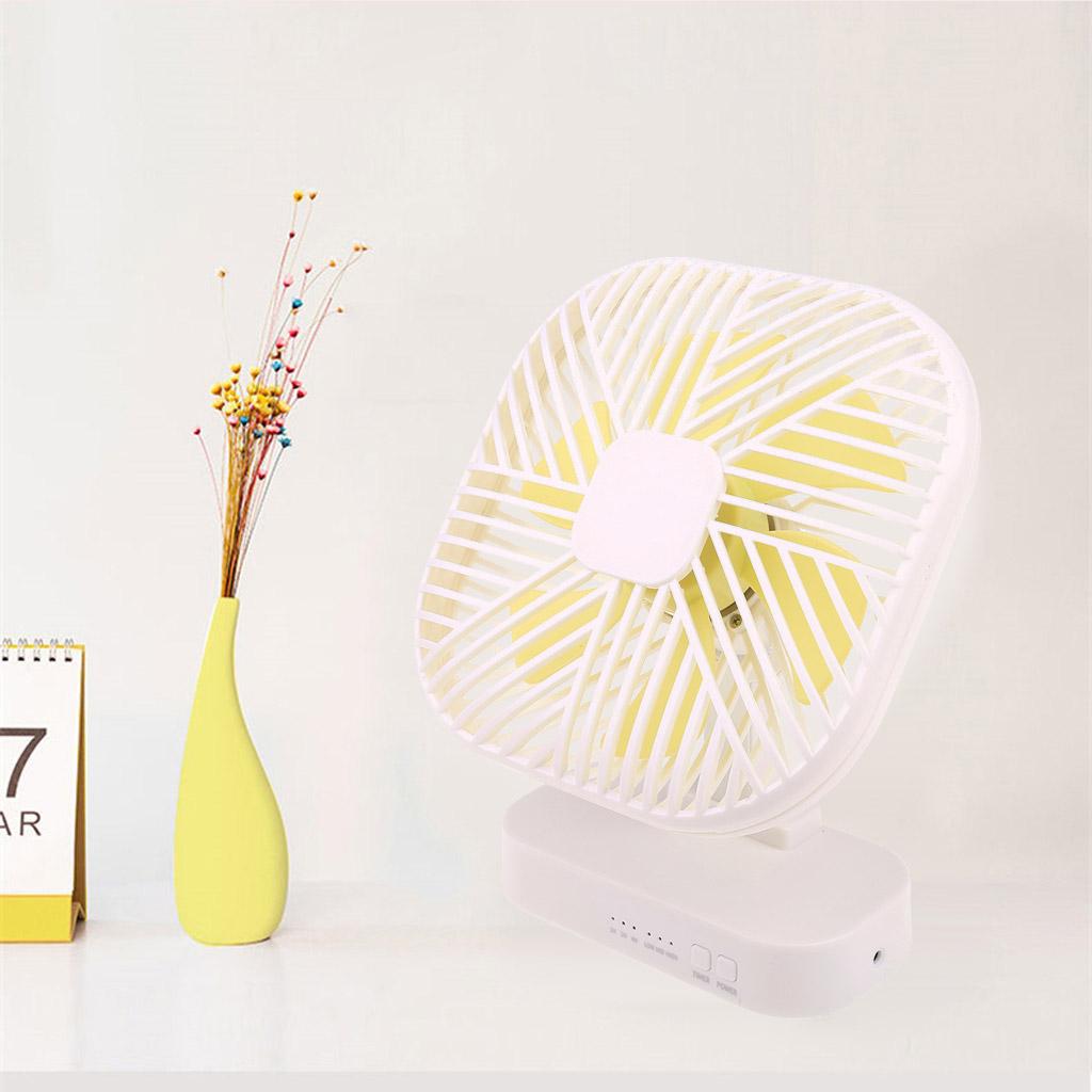 Universal Tabletop Mini Fan USB/battery Powered Desk Fan with 3 Speed Timing Function Camping Office Home Dorm Car Fans