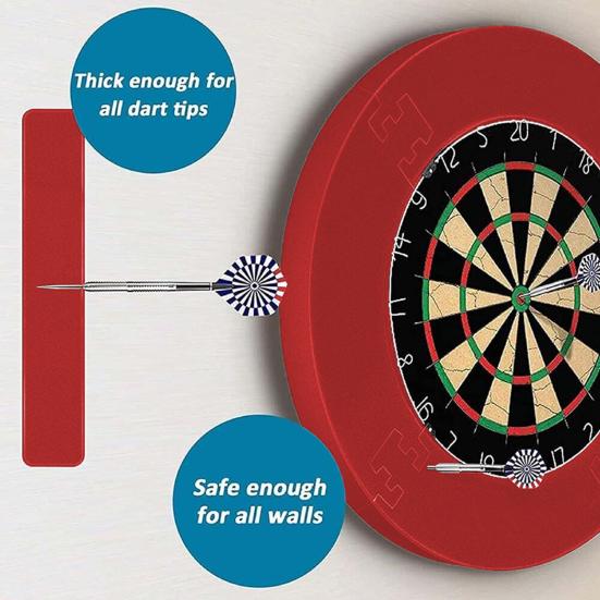 Splicing Dart Board Wall Protector EVA Dart Backboard Red Wall Protection Ring Universal Dart Surround Dart Board Accessories