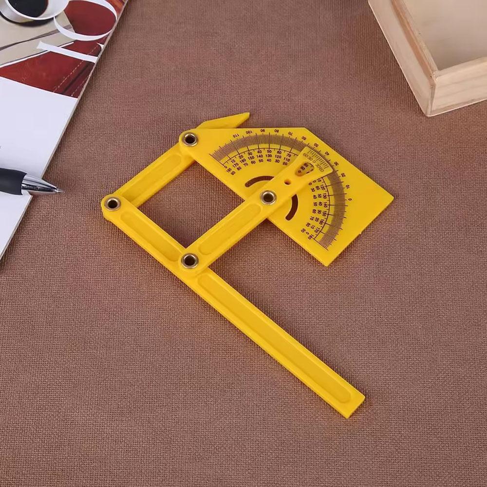 Plastic angle conveyor for carpentry, angle ruler, corner finder, carpentry tools, 0° to 180°