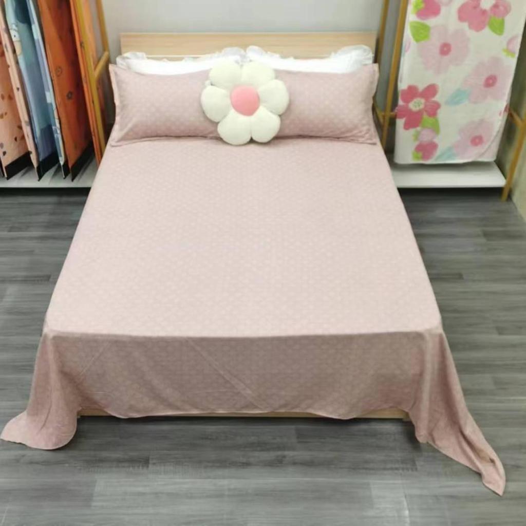 Soft and Skin-friendly Single Print Duvet Cover & Brushed Bed Sheet - 1.5 Meter