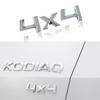 ZDVK6 Auto Styling 3D Metall 4x4 Emblem Abzeichen Aufkleber für Skoda Octavia Fabia Rapid Yeti 4x4 Heckklappe Aufkleber Auto Zubehör