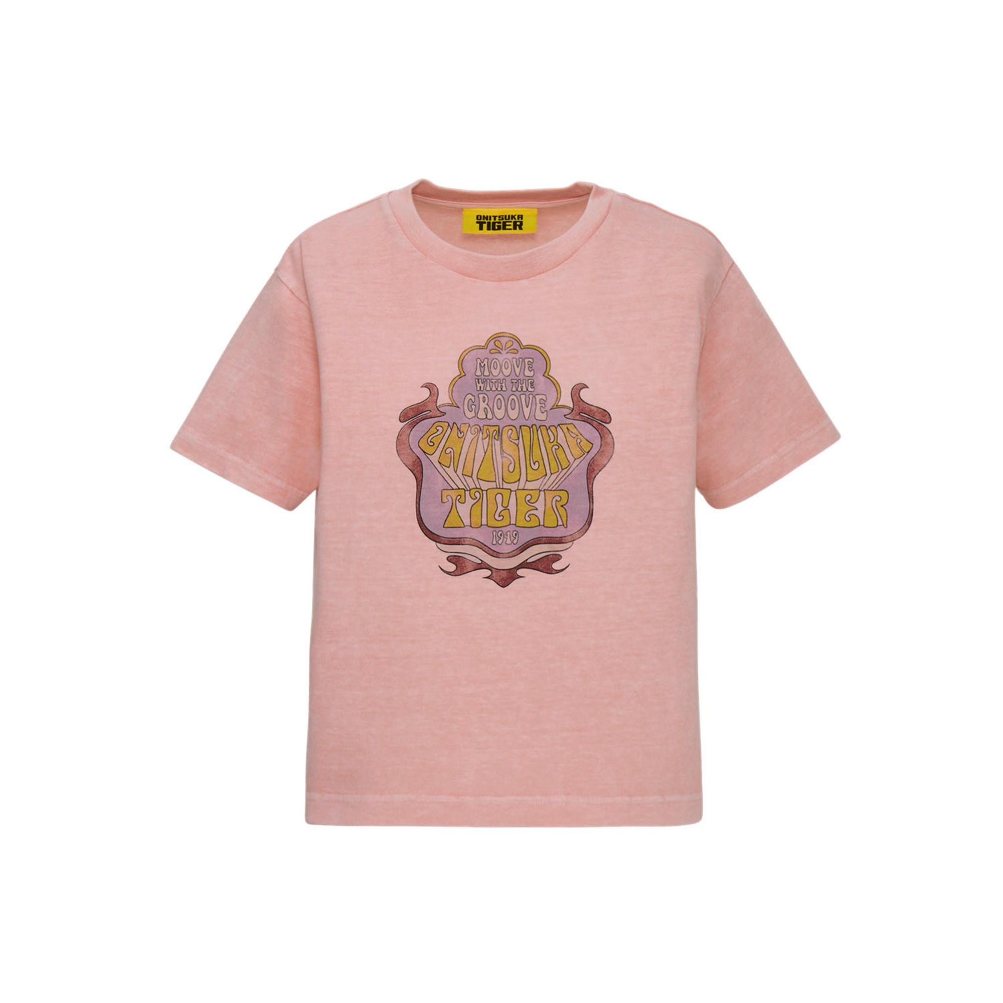 

Onitsuka Tiger Denivita Series Ws Graphic Tee Ss26 Regular Short Sleeve T-Shirt Women tops Pink 2182B648-700 S