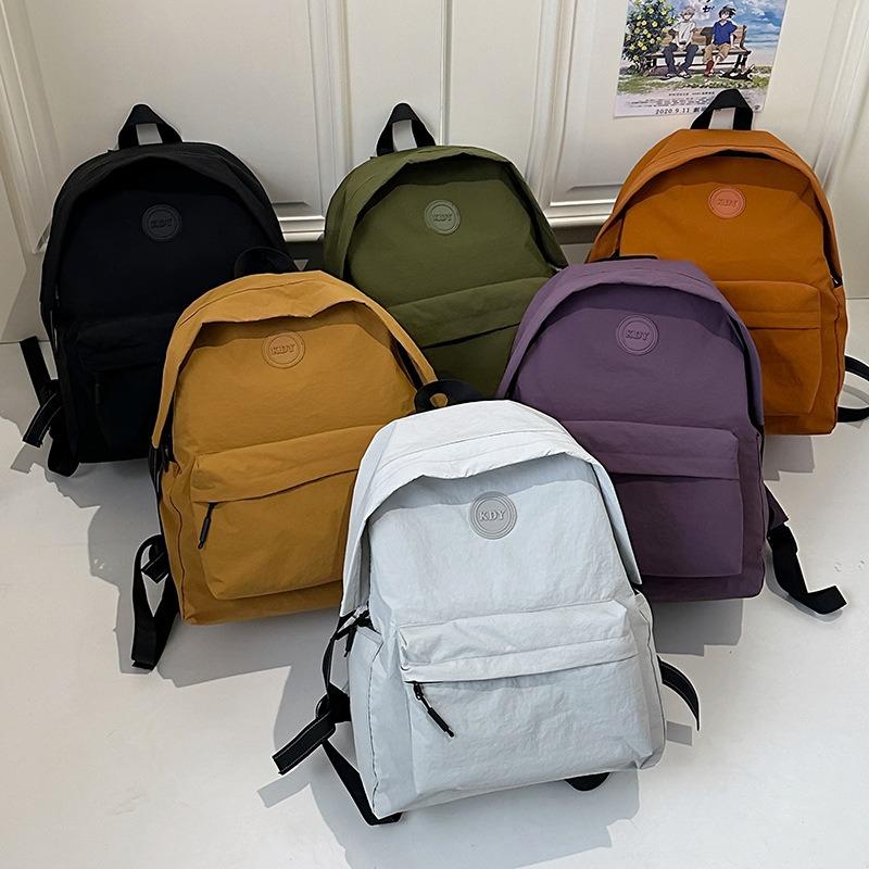 Large-capacity schoolbag New simple student schoolbag Lightweight and versatile leisure travel backpack