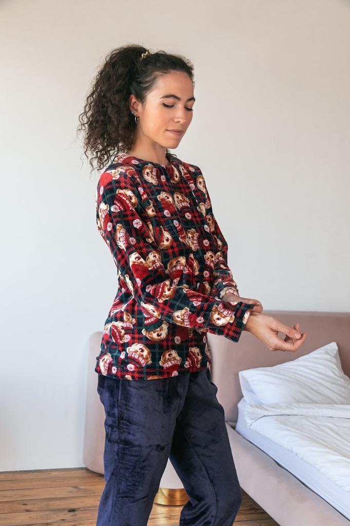 Piżama (damskie) Zima 8162-F HC