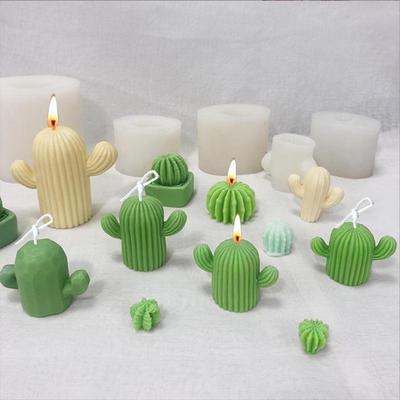 Kaktus Silikonform für DIY Kaktuskerzen, Aromatherapie, Harz, Gips und Fondant-Bastelarbeiten