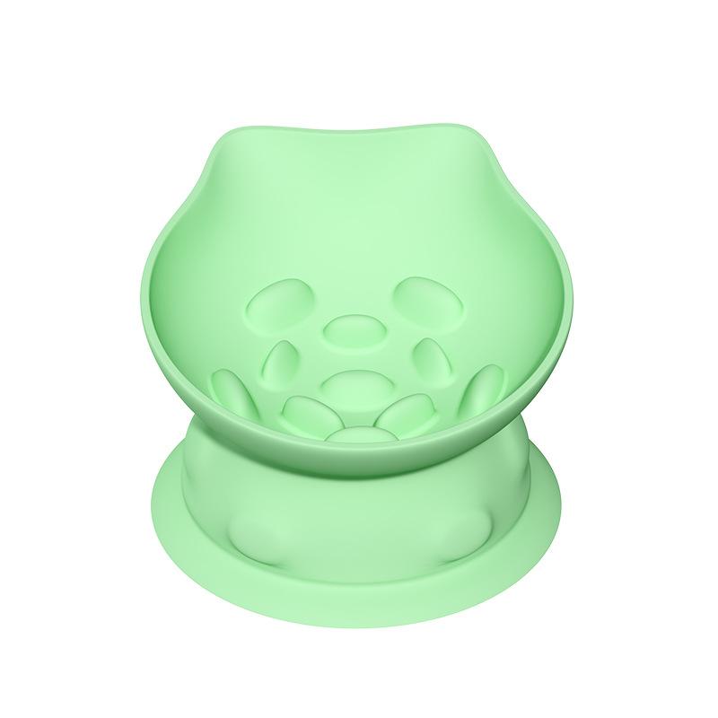Pet Slow Food Cat Bowl Silicone Suction Cup Tableware Small and Medium Dogs Anti-choking Slow Food