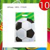 Green Football-themed Birthday Party Tableware Set - Disposable Paper Plates, Cups, Knives, Forks, Spoons and Straws