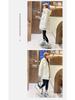 Meilade Women's Winter Korean Style Mid-Length Petite Down Cotton Coat - Thick Loose Fit Bread Jacket