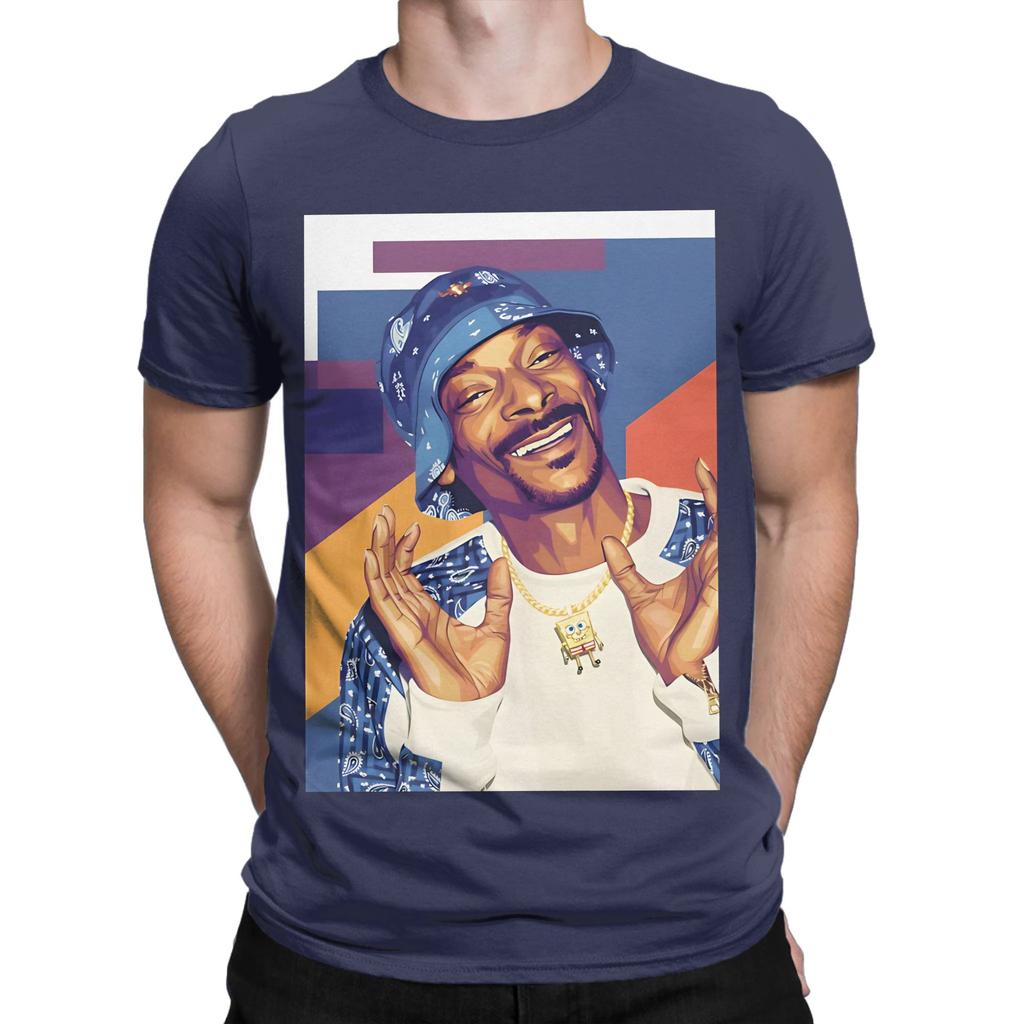 Snoop Dogg pop art Graphic 100 Cotton TShirt snoop dogg Tops Tees For Unisex