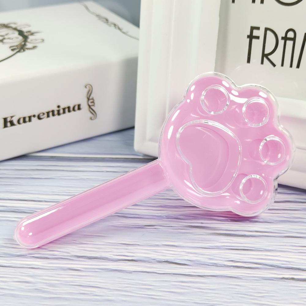 

5Pcs Cute Bear Dot Cat Paw Lollipop Shape Plastic Candy Boxes Gift Packing Box for Animal Pets Birthday Baby Shower Party Decor 12.9x6.8cm розовый