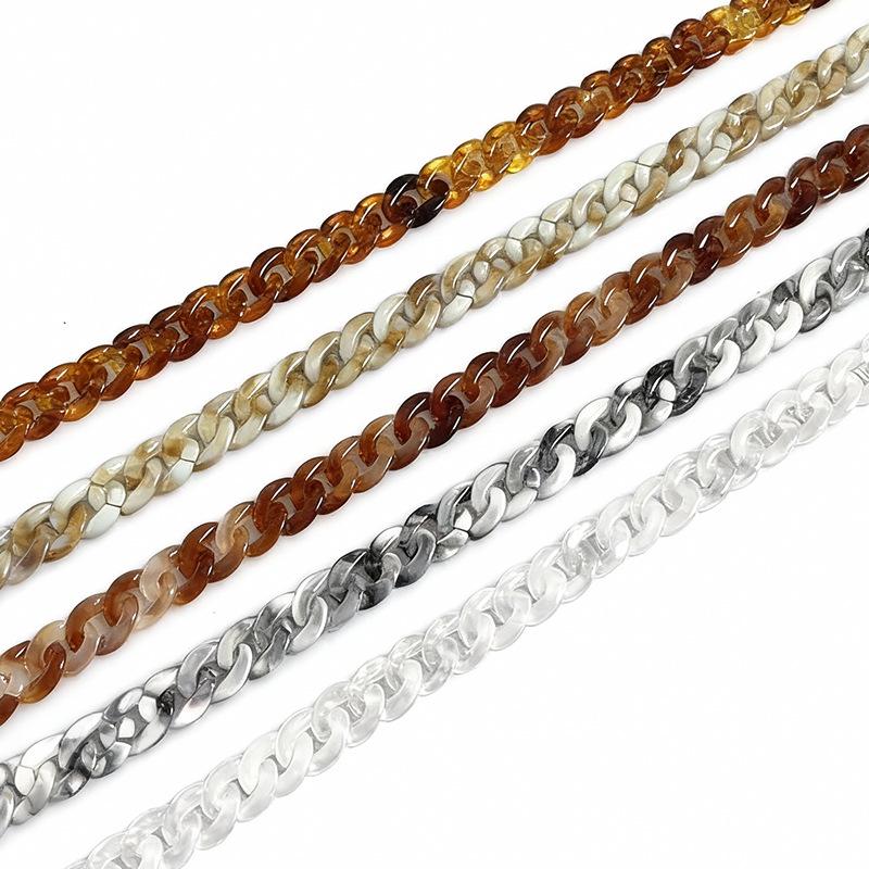 Colorful Handmade ABS Acrylic Eyeglass Chain - Jelly Shades Accessory