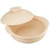 MIYAWO Thermatec IH Earthenware Pot, Beige, No. 10, ME103