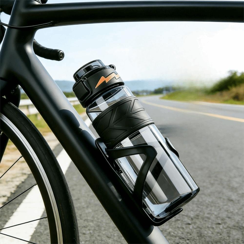Bouncing Lid Sport Water Bottle 750/1000ML Fitness Kettle Portable Outdoor Water Bottle Summer