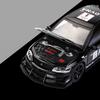 1:32 Mitsubishi Lancer Evolution EVO IX 9 Track Painted Sports Metal Alloy Diecast Model Car Pull Back Hobby Collection Decorate