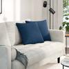 Sofa Cushions 2 pcs Blue 45 x 45 cm Fabric