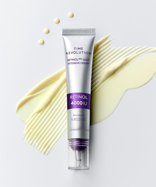 Missha Time Revolution Retinol 4000 Shot Intensive Cream 25ml FREE