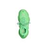Triple S Top Grain Cow Leather Mesh Low Top Chunky Sneakers Men's Green 541624W2CF13801