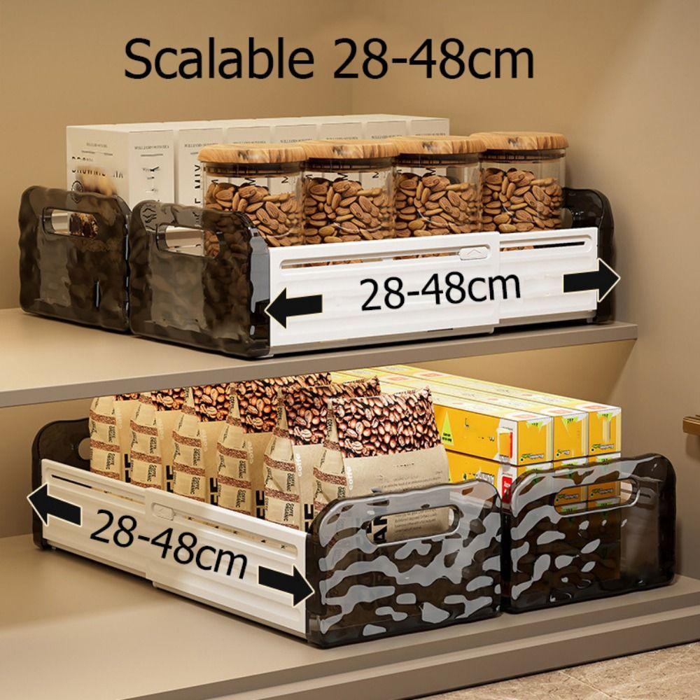 Save Space Snacks Beverage Storage Box Plastic Cosmetics Storage Box  Bathroom