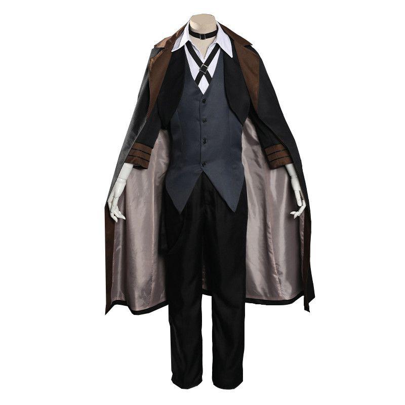 Stray Bungo Dogs Nakahara Chuuya Cosplay-kostyme Middelalder Detektiv Retro