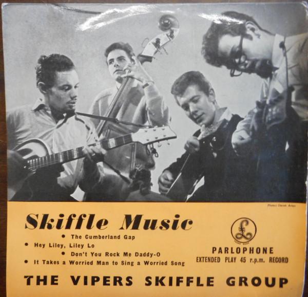 7-дюймовая пластинка VIPERS SKIFFLE GROUP Skiffle Music GEP8615 Parlophone 1957 UK Rock Б/у