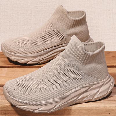 Chaussures à plateforme unisexes Hip-top Chaussettes respirantes pour hommes Chaussures de marche sportives décontractées pour femmes