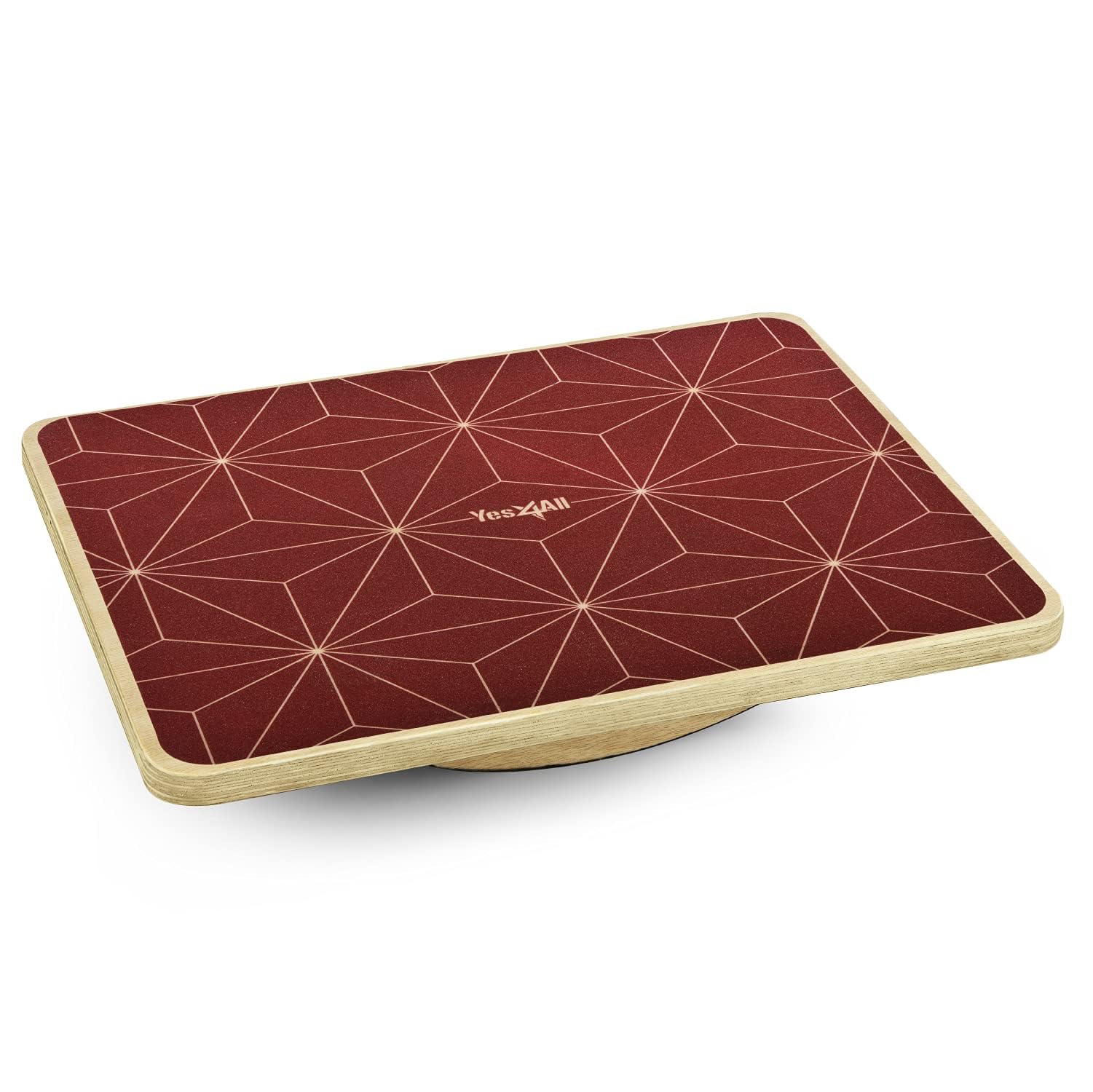 

Yes4All Rocker Balance Board with Cranberry 44cm Imported from VMB9 Cubes, Wooden, [Officially Japan]