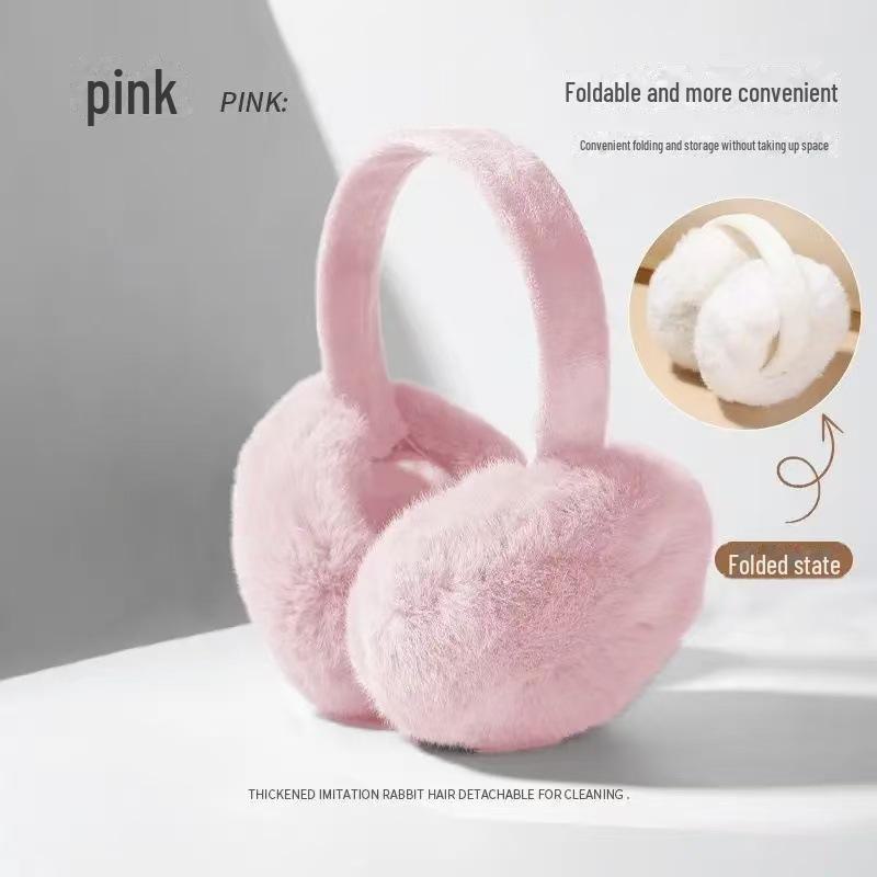 Faltbare Weiche Flauschige Winter-Ohrenwärmer für Männer, Frauen und Kinder - Ski- und Outdoor-Komfort