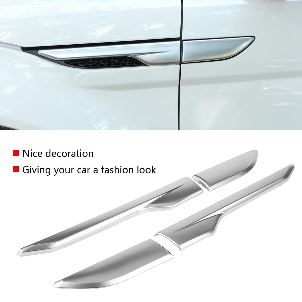 4Pcs Car NaFender Side Vent Outlet Cover Trim for 2012-2018(#1)