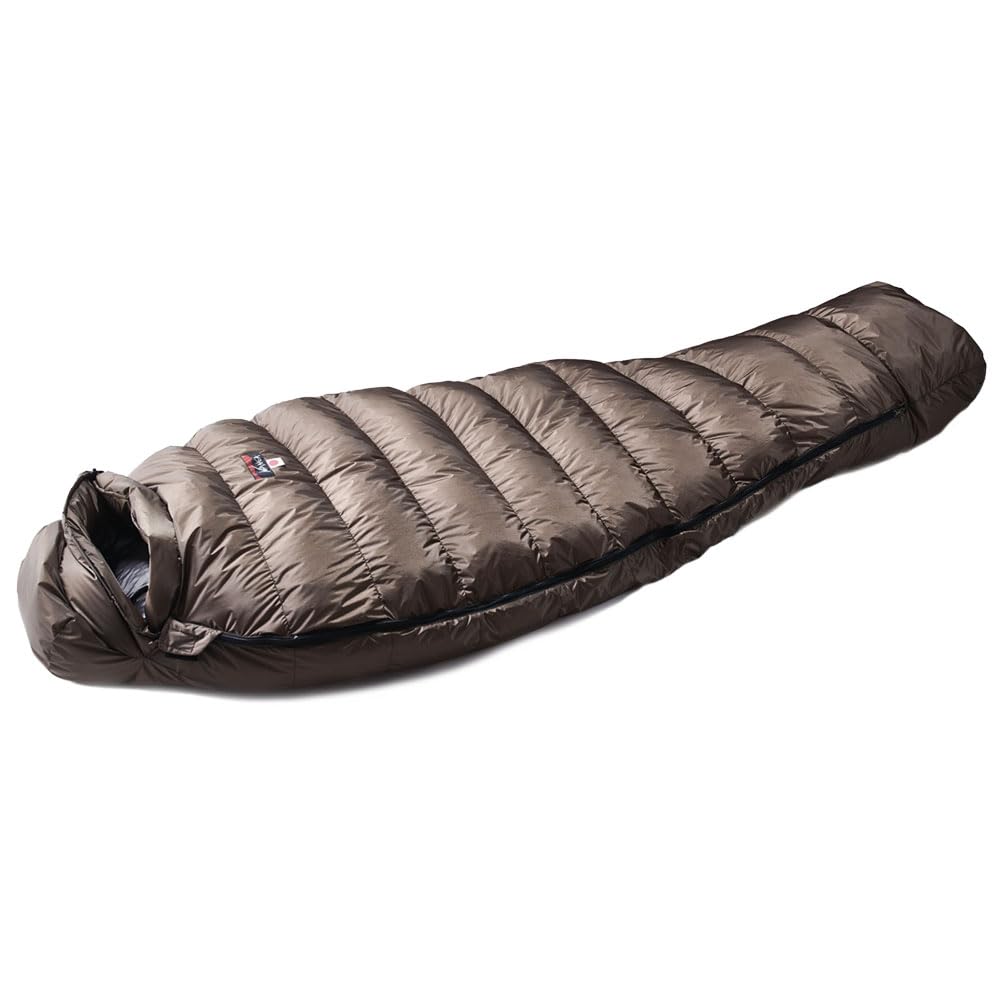 NANGA AURORA TEX Light 450DX Camping Sleeping Bag, 2024 Model, N0001234, Brown