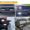 1/2Pcs 7 Inch Bar Light 4 Rows Work Light Combo Beam for Driving Offroad Boat Car Tractor Truck 4x4 SUV 12V 24V Headlight