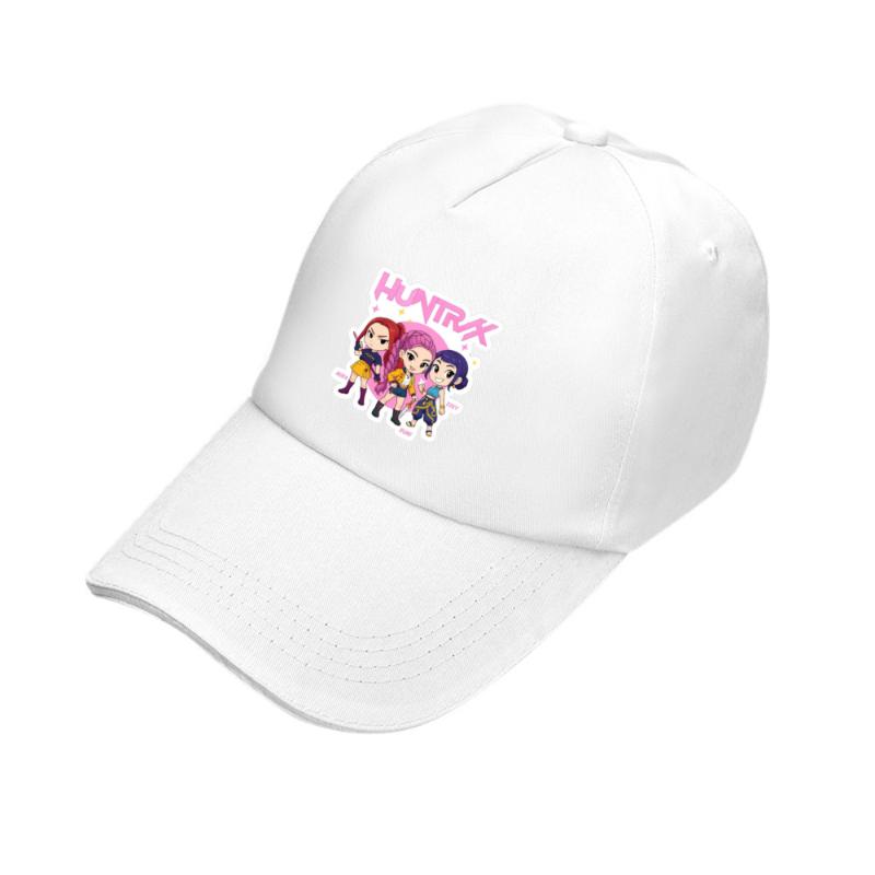 Kpop Demon Hunter Hat Letter Baseball Cap For Women Summer Adjustable Sun Hat Anime Cute Retro Sunbonnet Adult Headgear Gift