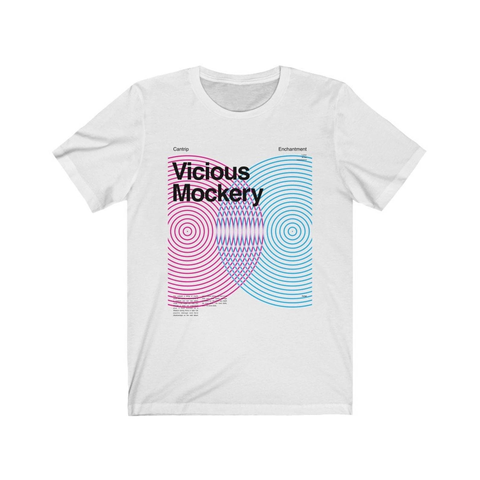 Vicious Mockery DND Shirt | Dungeons and Dragons Gift | D&D | Dungeon Master XXXXL