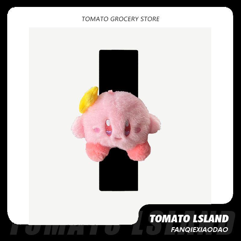 Tomato Original Star Head Kirby Car Seatbelt Shoulder Cover Cute Car Accessories Shoulder Protector Anti-Wear Universal Single - Star Head Kirby - Black Shoulder Cover