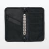 MUJI Polyester Passport Case with Clear X 13 X OHCA3A2S Pocket, Black, Approx. 23.5 2.5 Cm,