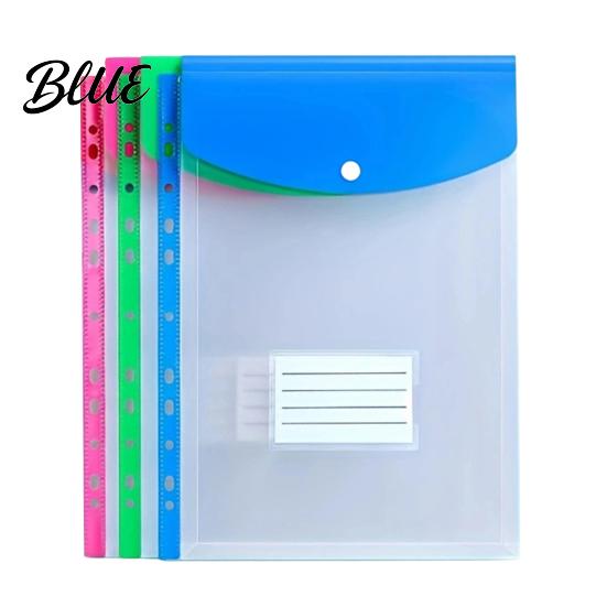 Project File Organizer 3Pcs 11 Hole A4 Folder with Snap Button Colorful Document Organizer Department Horizontal & Vertical Transparent Label Slot, 3pcs Vertical payment