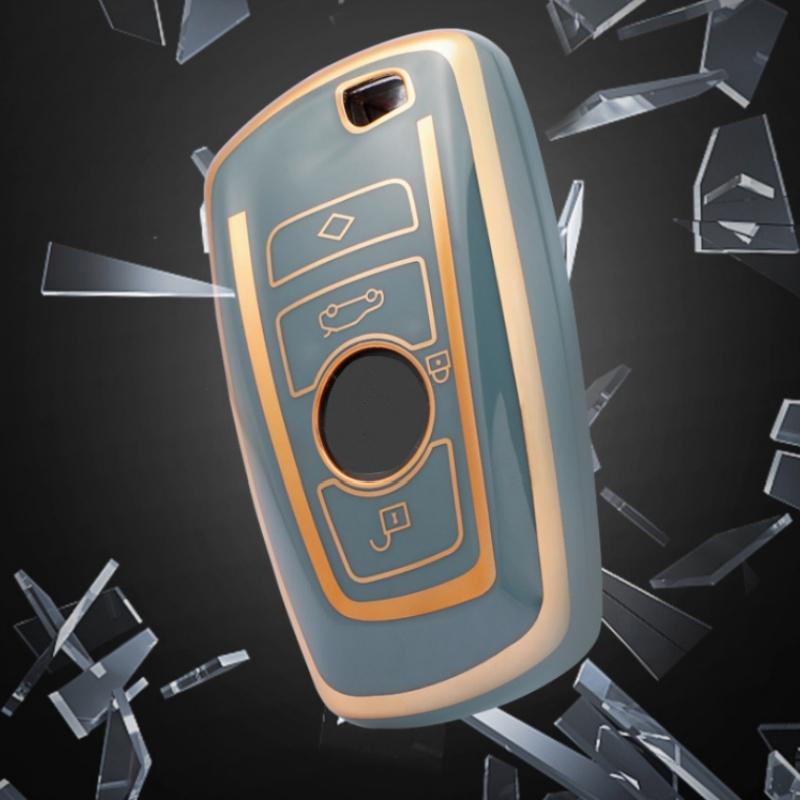 Neue Mode TPU Auto Smart Schlüssel Etui Hülle Für BMW 1 3 5 7 Serie X1 X3 X4 X5 F10 F15 F16 F20 F30 F18 F25 M3 M4 Geschützter Schlüsselanhänger Fob