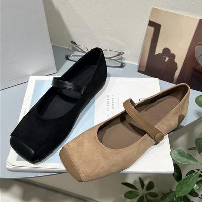 Moda Damskie Buty 2024 Lato Nowy Styl Wróżkowy Moda Celebrytka Internetowa Płaski Obcas Buty Zewnętrzne Baleriny