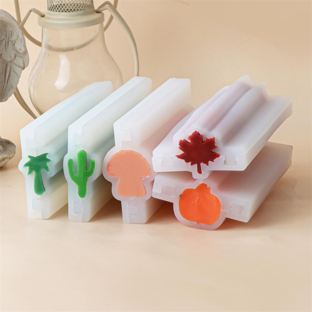 3D Geometric Animal Various Shapes Candle Fondant Reusable Mold DIY Embed Soap Mold Handmade Tube Cake Candle Making Supplies