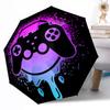 Video Game Controllers Outdoor Automatic Umbrella Retractable Design with 8-Rib Durability Lightweight Perfect Gift for Friends Family
